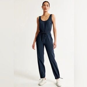 Abercrombie & Fitch Navy Traveler Jumpsuit